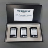Amber Grove - Soy Wax Candles - Gift Pack - Mt Dandenong Collection - Black