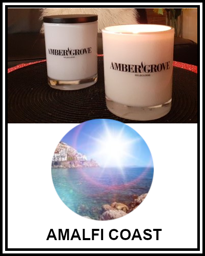 Amber Grove - Scented Soy Wax Candle - Amalfi Coast Fragrance