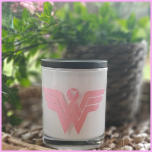 Amber Grove - Soy Wax Candle - Breast Cancer Candle - WW