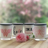 Amber Grove - Soy Wax Candle - Breast Cancer Candle - Candle Collection
