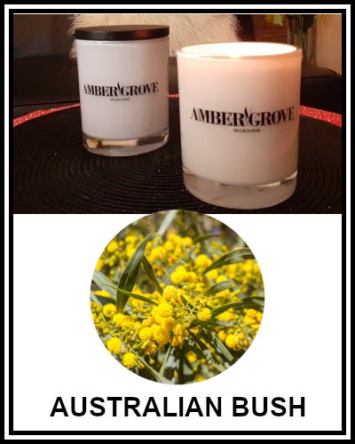 Amber Grove - Scented Soy Wax Candle - Australian Bush Fragrance