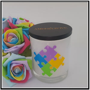 Amber Grove - Soy Wax Candles - Light A Candle for Autism