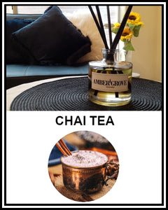Amber Grove - Reed Diffuser - Chai Tea Fragrance