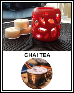 Amber Grove - Scented Soy Wax Tealight Candle - Chai Tea