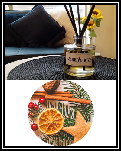 Amber Grove - Reed Diffuser - Cinnamon Orange Fragrance