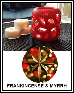 Amber Grove - Scented Soy Wax Tealight Candle - Frankincense & Myrrh