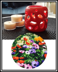 Amber Grove - Scented Soy Wax Tealight Candle - Floral Whispers
