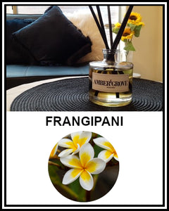 Amber Grove - Reed Diffuser - Frangipani Fragrance