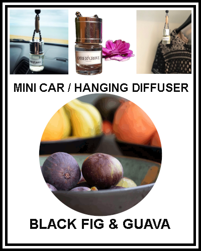 Amber Grove - Mini Car Diffuser - Black Fig and Guava
