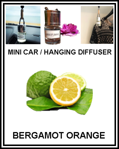 Amber Grove - Mini Car Diffuser - Bergamot Orange Fragrance