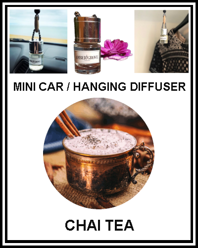 Amber Grove - Mini Car Diffuser - Chai Tea Fragrance