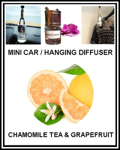 Amber Grove - Mini Car Diffuser - Chamomile Tea & Grapefruit