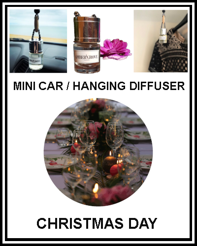 Amber Grove - Mini Car Diffuser - Christmas Day Fragrance