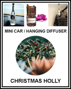 Amber Grove - Mini Car Diffuser - Christmas Holly Fragrance