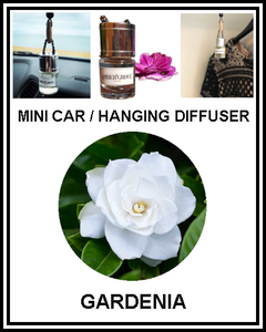 Amber Grove - Mini Car Diffuser - Gardenia Fragrance