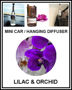Amber Grove - Mini Car Diffuser - Lilac & Orchid Fragrance