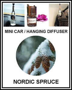 Amber Grove - Mini Car Diffuser - Nordic Spruce Fragrance
