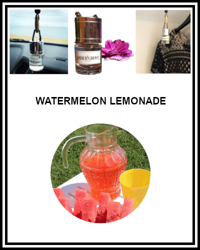 Amber Grove - Mini Car Diffuser - Watermelon Lemonade Fragrance