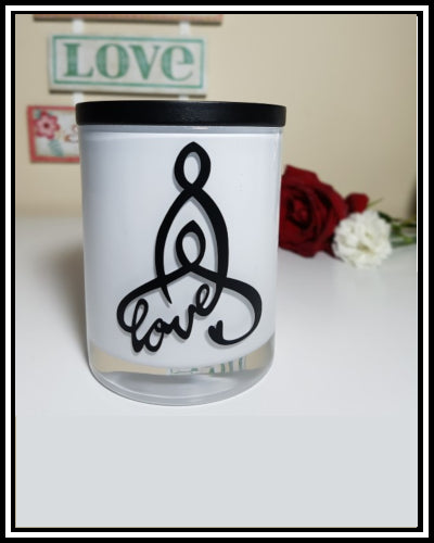 Amber Grove -  Scented Soy Wax Candles - Celtic Mother & Child Symbol 