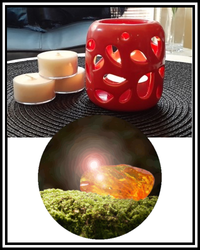 Amber Grove - Scented Soy Wax Tealight Candle - Oakmoss & Amber