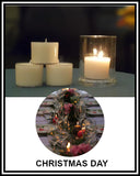 Amber Grove - Scented Soy Wax Spa Cup Tealights - Christmas Day
