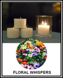 Amber Grove - Scented Soy Wax Spa Cup Tealights - Floral Whispers