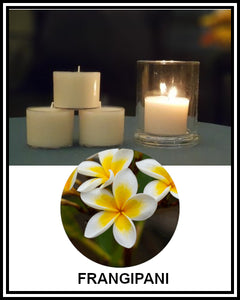 Amber Grove - Scented Soy Wax Spa Cup Tealights - Frangipani Fragrance
