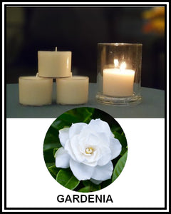 Amber Grove - Scented Soy Wax Spa Cup Tealights - Gardenia Fragrance