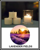 Amber Grove - Scented Soy Wax Spa Cup Tealights - Lavender Fields