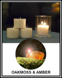 Amber Grove - Scented Soy Wax Spa Cup Tealights - Oakmoss & Amber