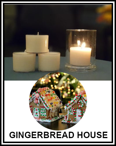 Amber Grove - Scented Soy Wax Spa Cup Tealights - Gingerbread House