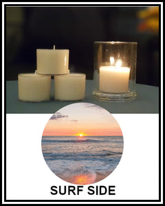 Amber Grove - Scented Soy Wax Spa Cup Tealights - Surf Side