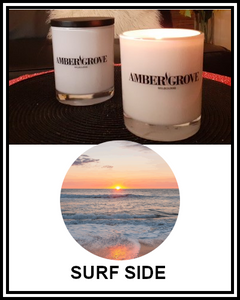 Amber Grove - Scented Soy Wax Candle - Surf Side