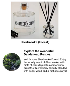 Reed Diffuser - Sherbrooke Forrest Fragrance - Amber Grove
