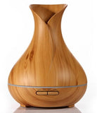 Amber Grove - 5 in 1 Ultrasonic Essential Oil Diffuser/Air Humidifier - Light Wood