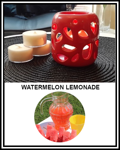 Amber Grove - Scented Soy Wax Tealight Candle - Watermelon Lemonade Fragrance