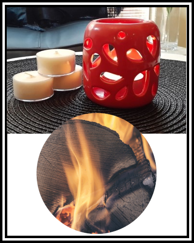 Amber Grove - Scented Soy Wax Tealight Candle - Woodsmoke