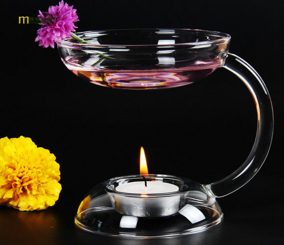 Aroma wax melt / fragrant Oil Burner (Lantern) - Hand made - Amber Grove