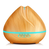 Aroma Essential Oil Ultrasonic  Diffuser/Air Humidifier - Wood-grain - Amber Grove
